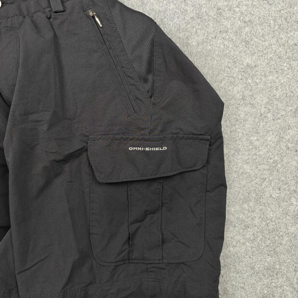 Columbia Shorts Womens 8 Black Cargo Titanium Omni-Shield Hiking Pockets - Picture 4 of 9